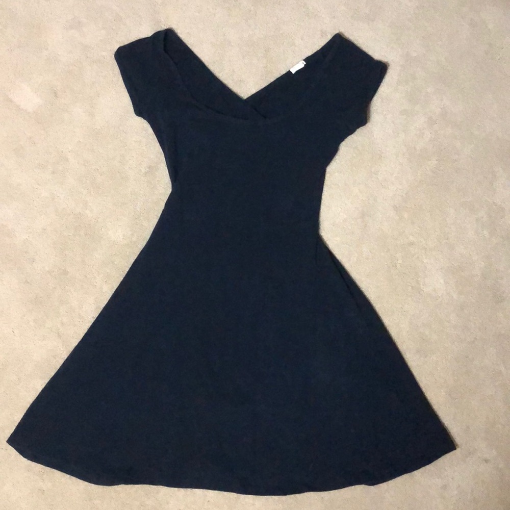 Dark blue dress